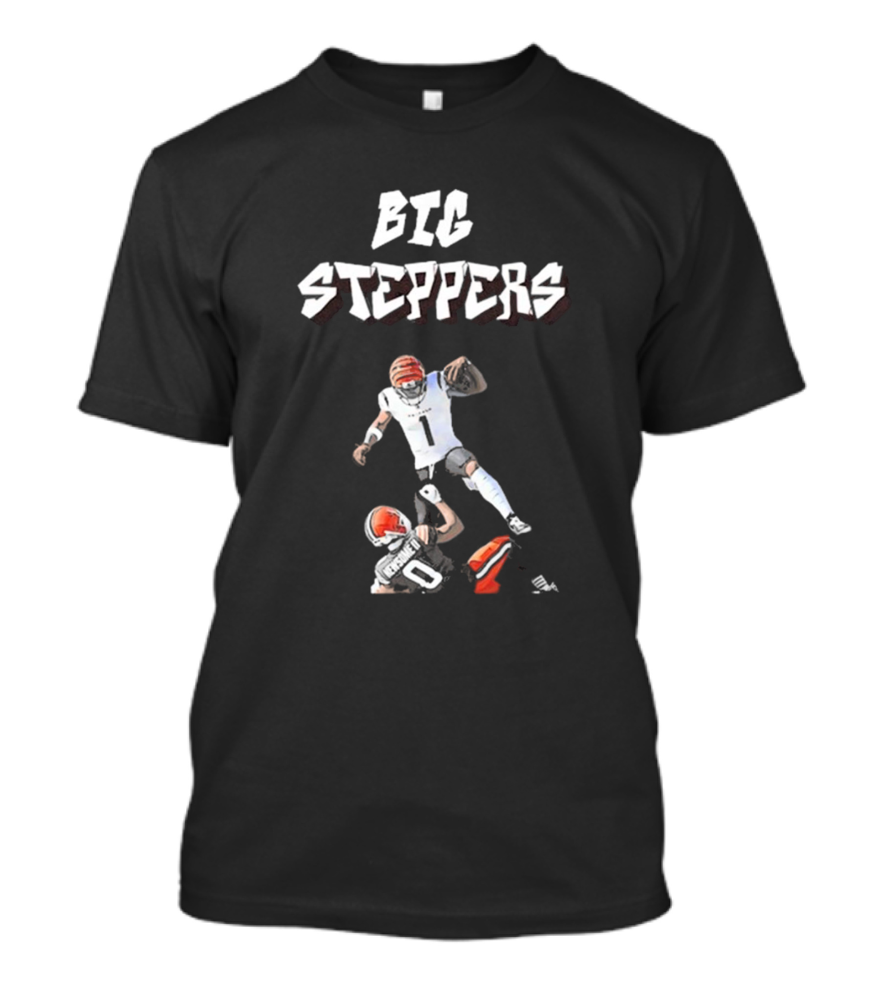 Big Steppers Ace Boogie Stripe City Football Action T-Shirt