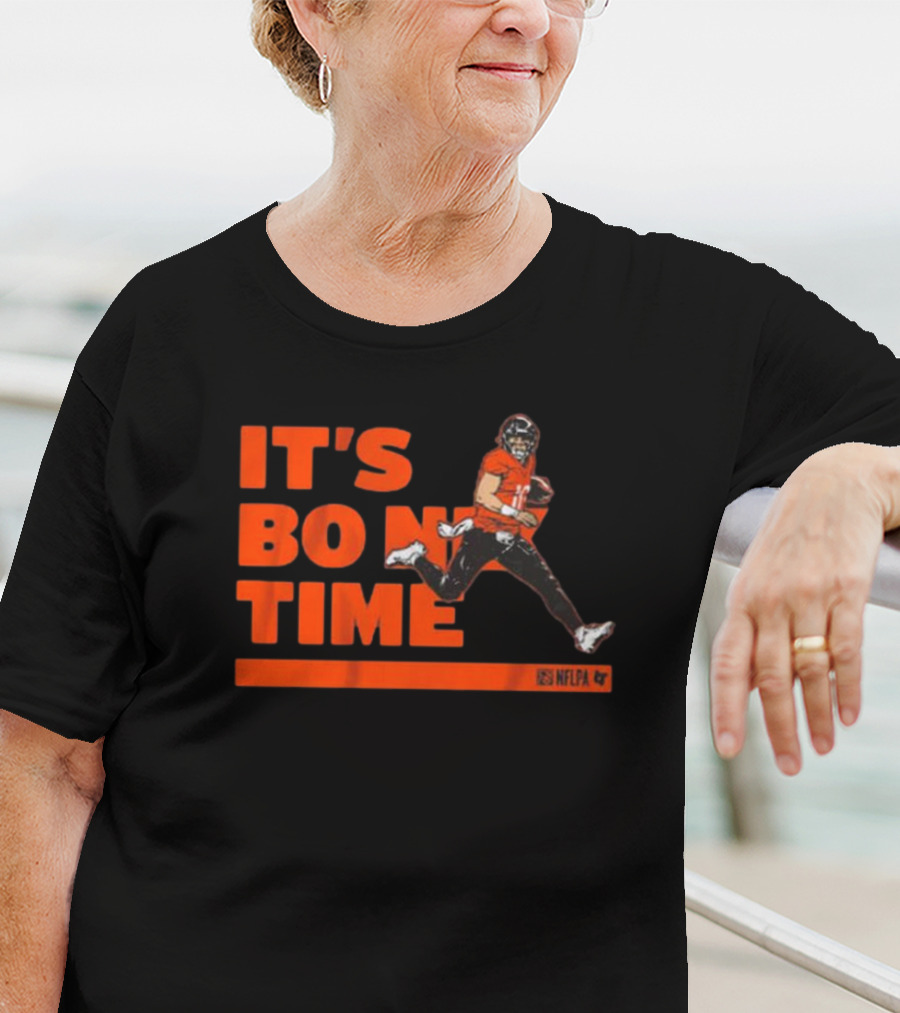 It's Bo Nix Time NFLPA Football Action T-Shirt