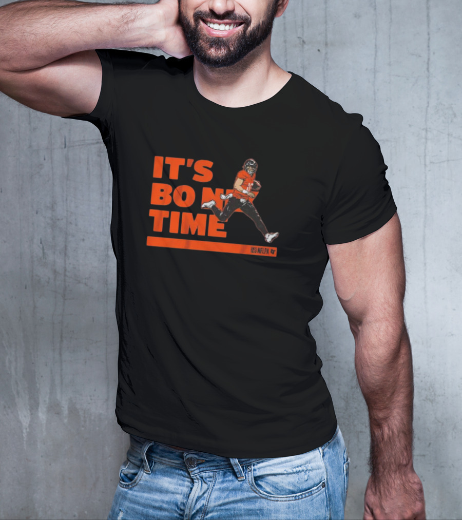 It's Bo Nix Time NFLPA Football Action T-Shirt