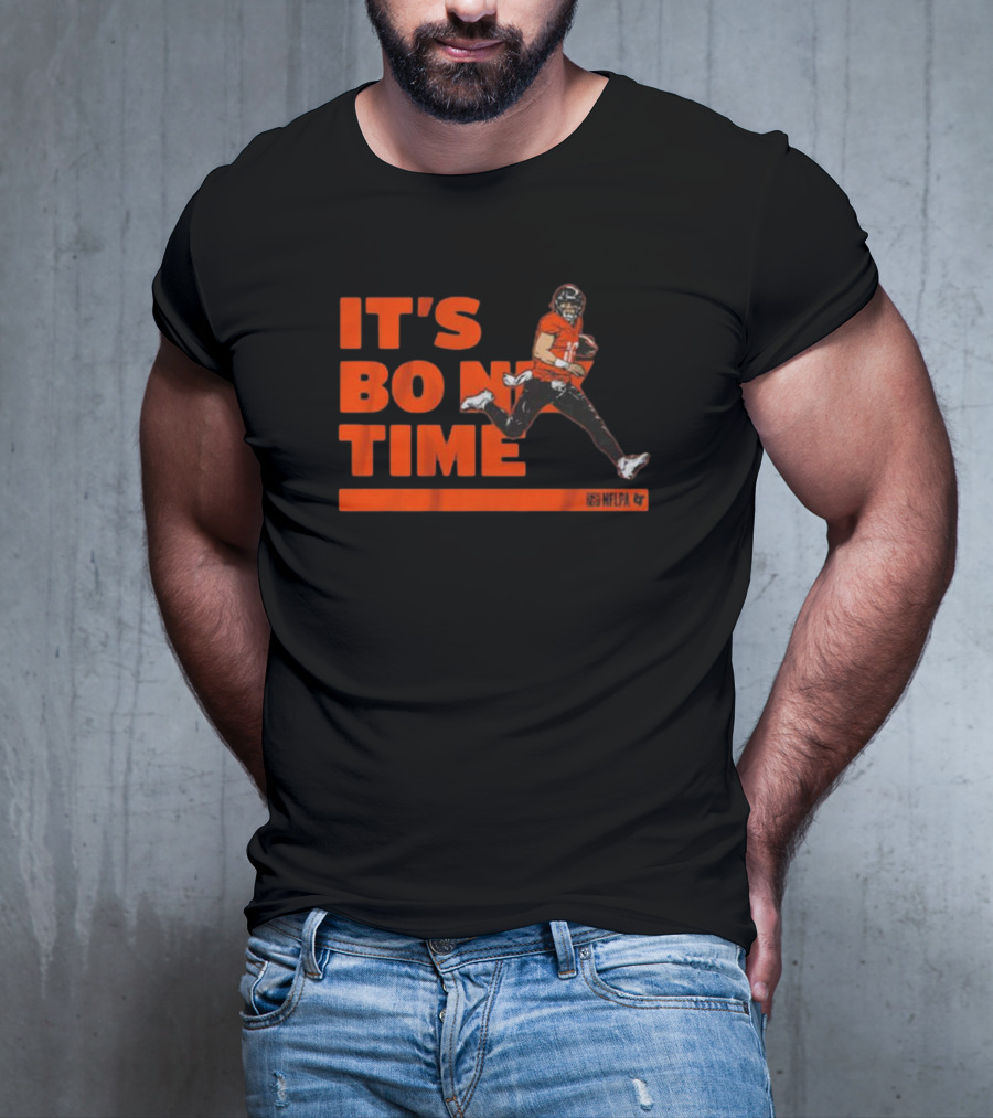 It's Bo Nix Time NFLPA Football Action T-Shirt