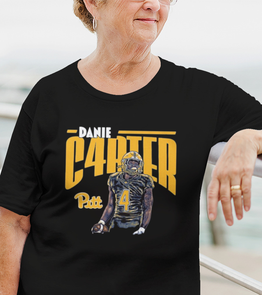 Daniel Carter C4RTER Pitt Panthers Football Player Sports T-Shirt