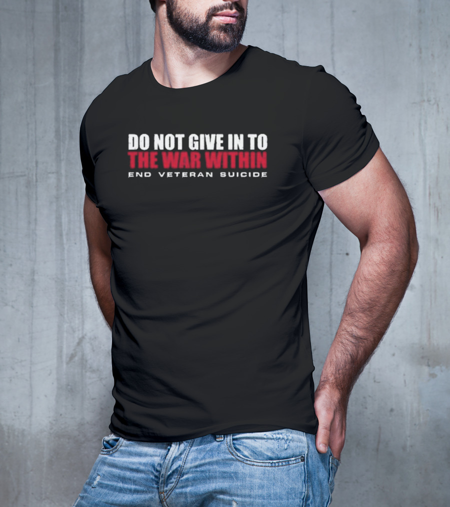 Delta Airlines Controversy Catherine Banks Wearing Do Not Give In To The War Within End Veteran Suicide Message T-Shirt