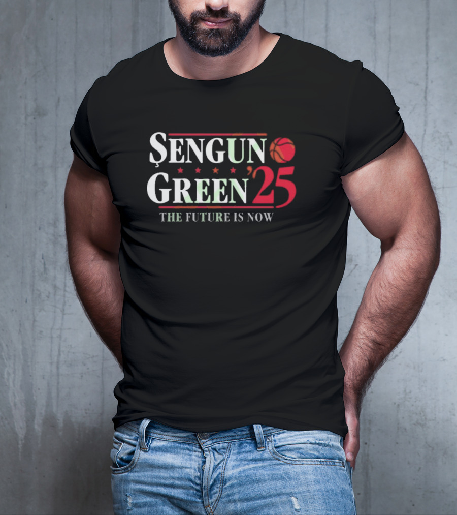 Sengun Green ’25 The Future Is Now Basketball Houston Rockets T-Shirt