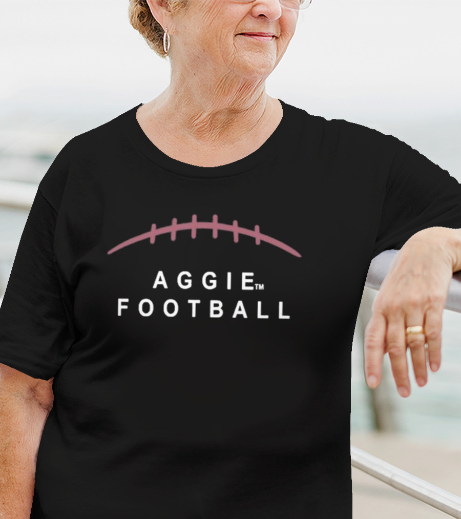 Texas A&M Aggie Football NCAA Stitching T-Shirt
