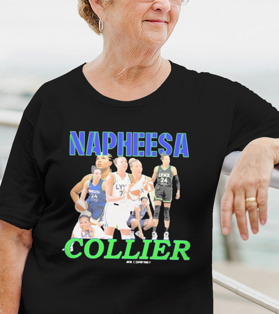 Napheesa Collier Minnesota Lynx WNBA The Homegrown Company Collage T-Shirt