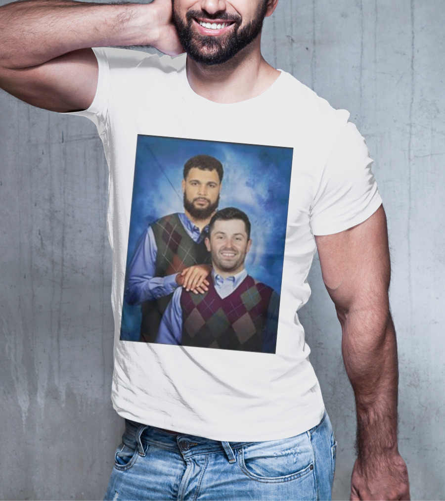 Chase Mclaughlin Wearing Baker Mayfield Mike Evans Step Brothers T-Shirt