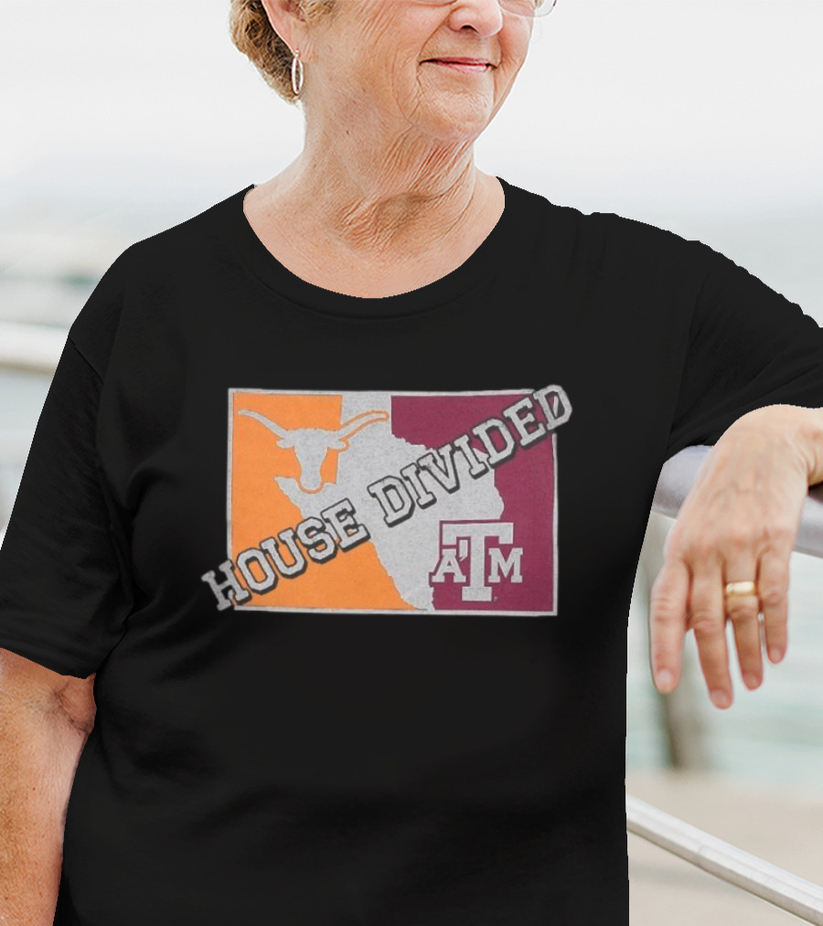 Texas A&M House Divided Longhorns T-Shirt