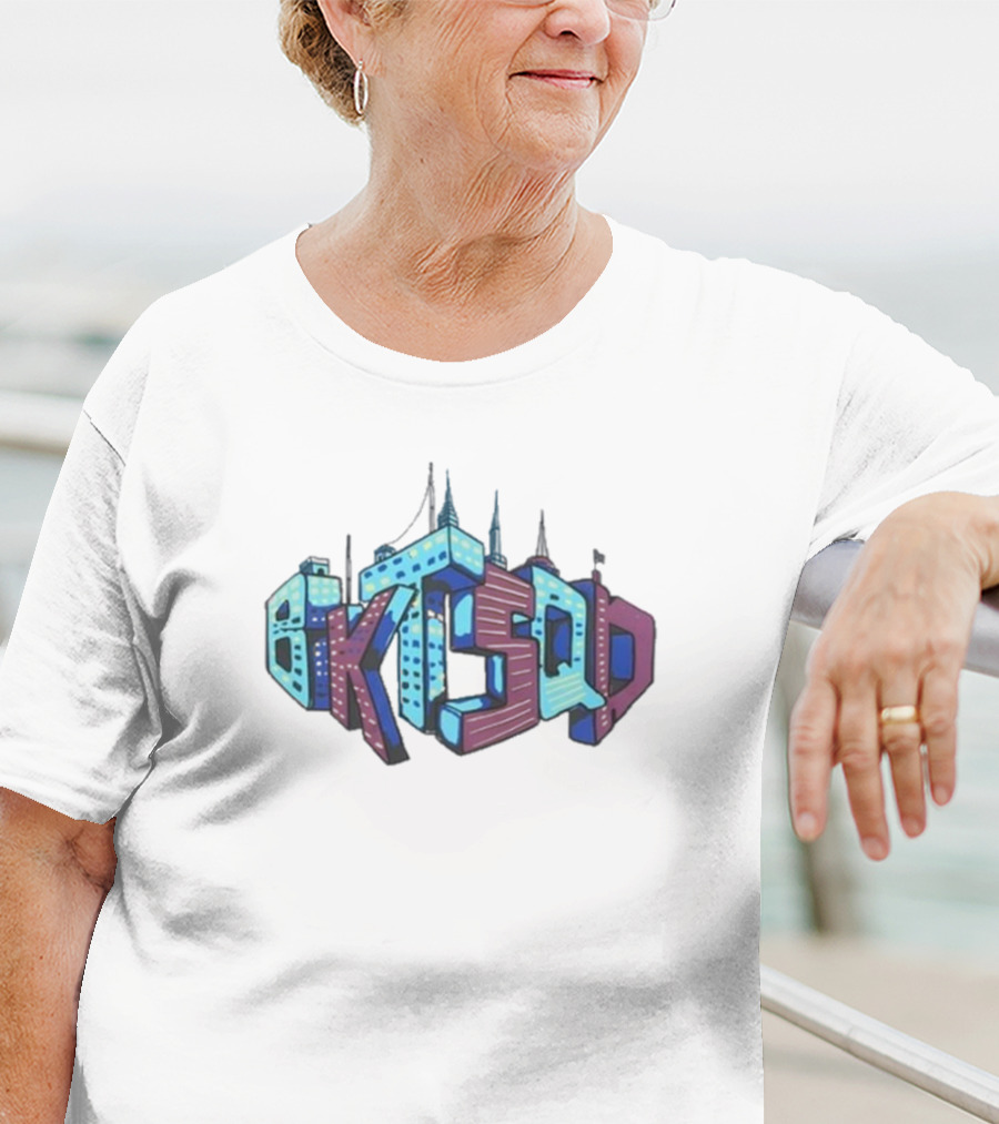 Bucketsquad BKTSQD Skyline Building Blocks T-Shirt