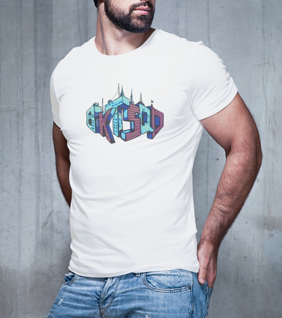 Bucketsquad BKTSQD Skyline Building Blocks T-Shirt
