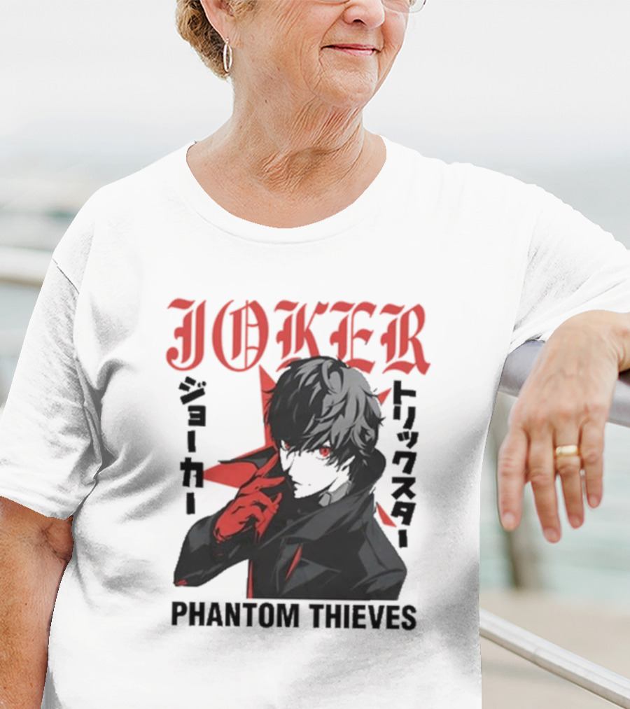 Joker Phantom Thieves Persona 5 Stylized Character T-Shirt