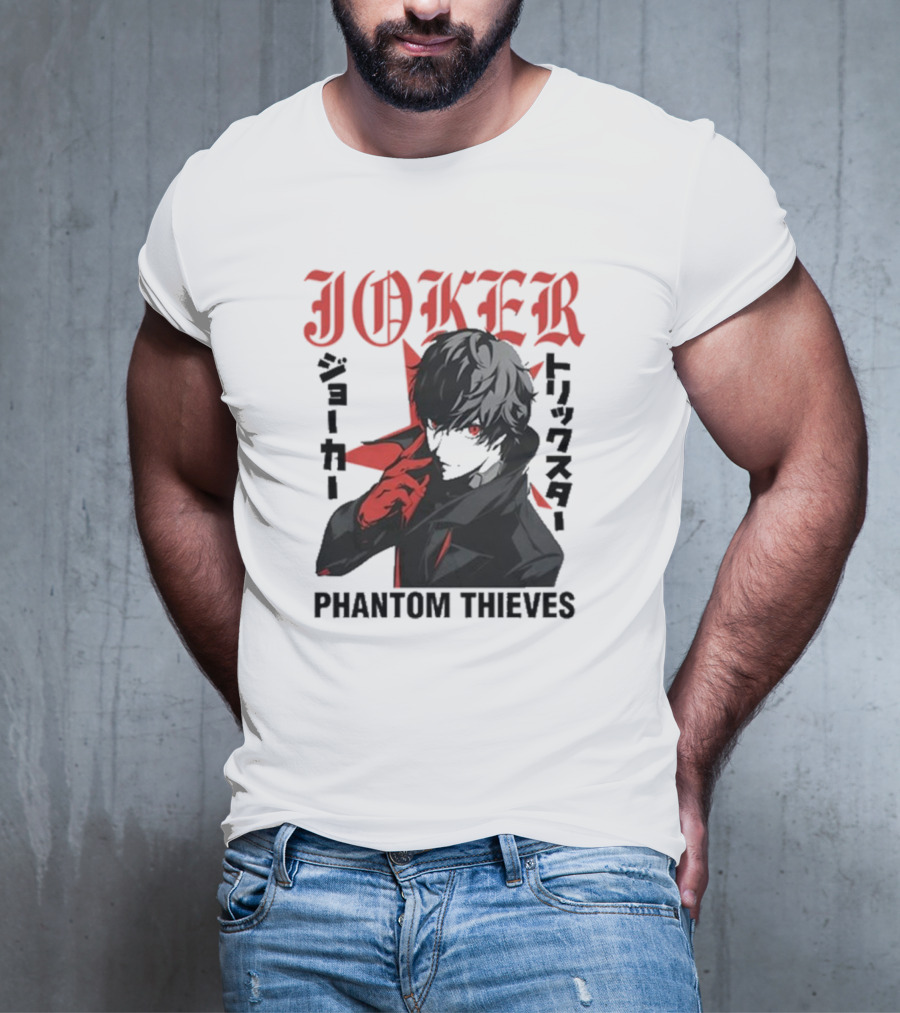 Joker Phantom Thieves Persona 5 Stylized Character T-Shirt