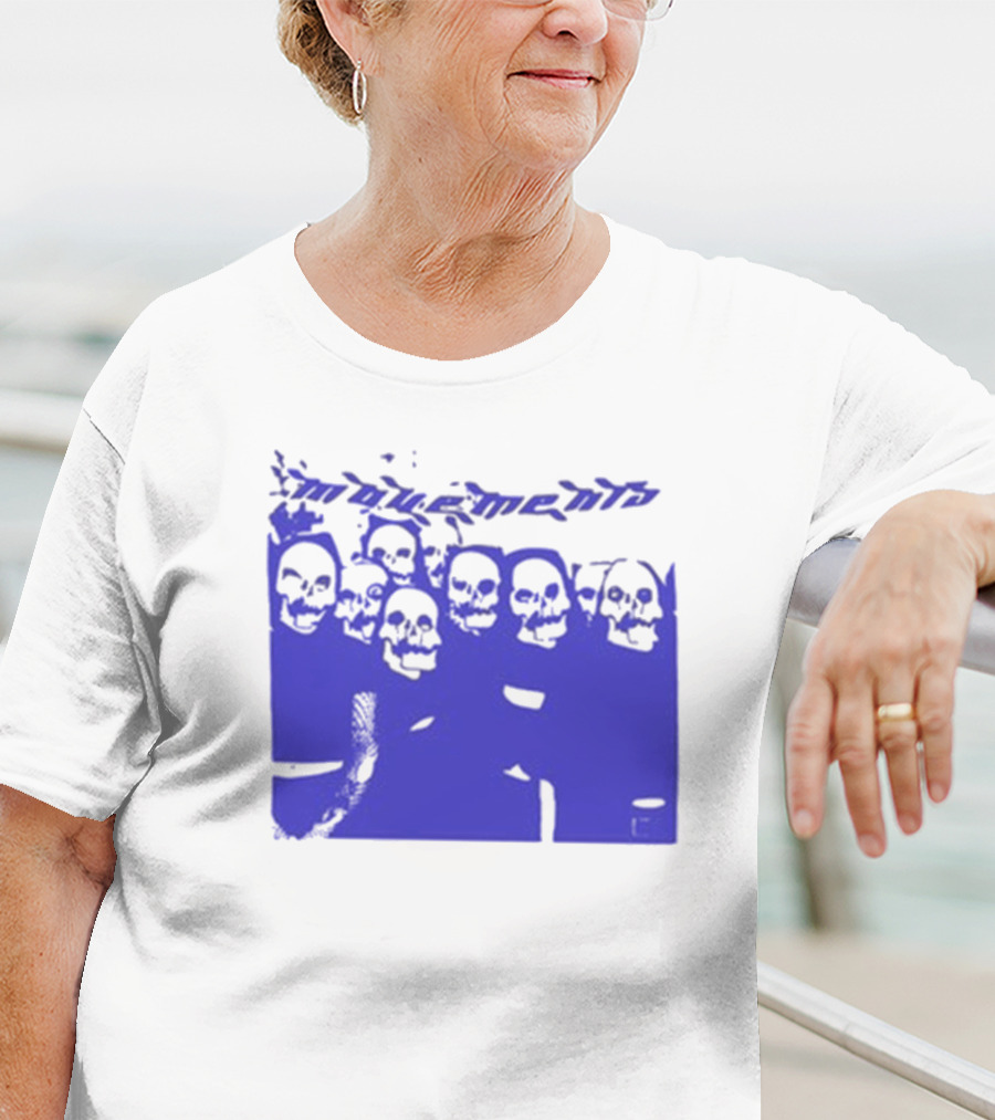 Movements Skeleton Mask Group Afraid To Die T-Shirt