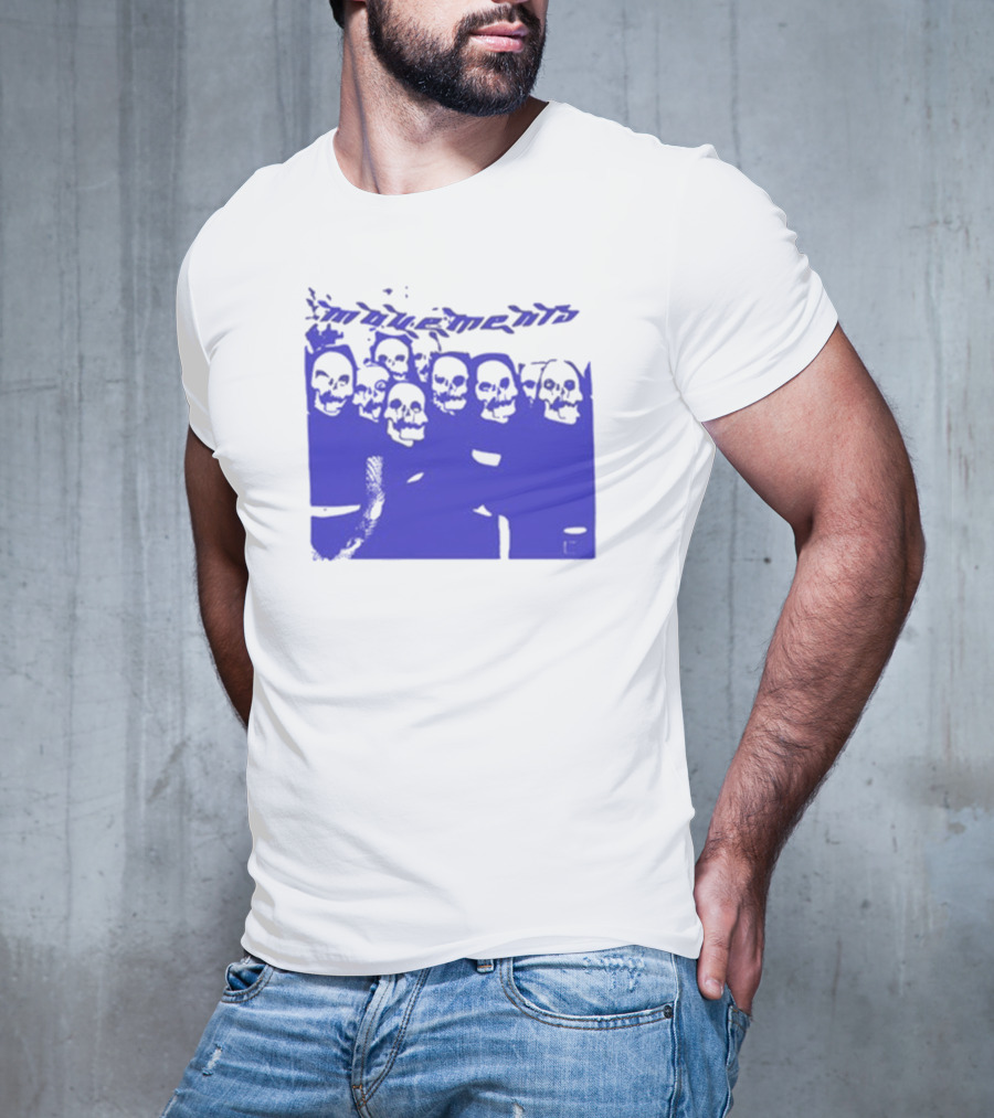 Movements Skeleton Mask Group Afraid To Die T-Shirt