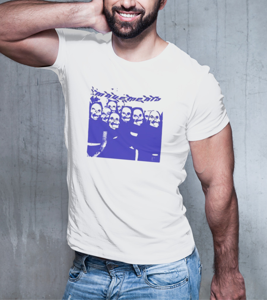 Movements Skeleton Mask Group Afraid To Die T-Shirt