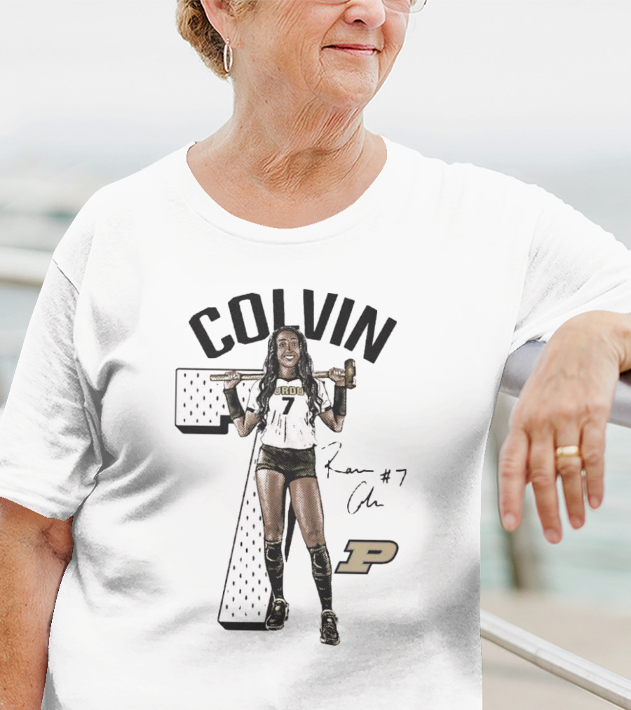Colvin 7 Raven Signature Purdue Boilermakers T-Shirt