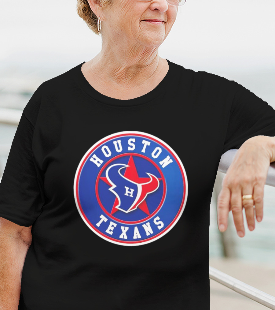 NFL MLB Houston Texans Astros Logo Mashup T-Shirt