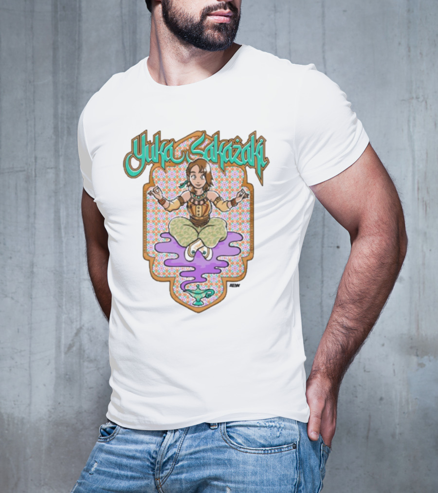 Yuka Sakazaki AEW Genie Magic Lamp Floating T-Shirt