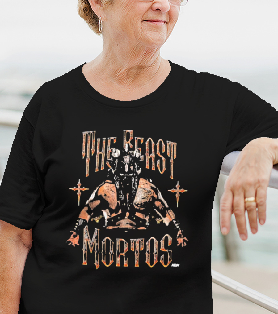 The Beast Mortos AEW Untamed Warrior T-Shirt