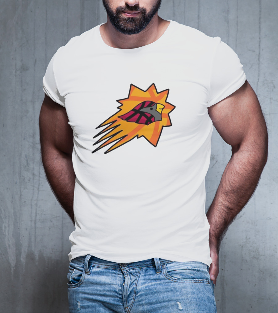 NFL NBA Cardinals Phoenix Suns Logo Mashup Combine T-Shirt