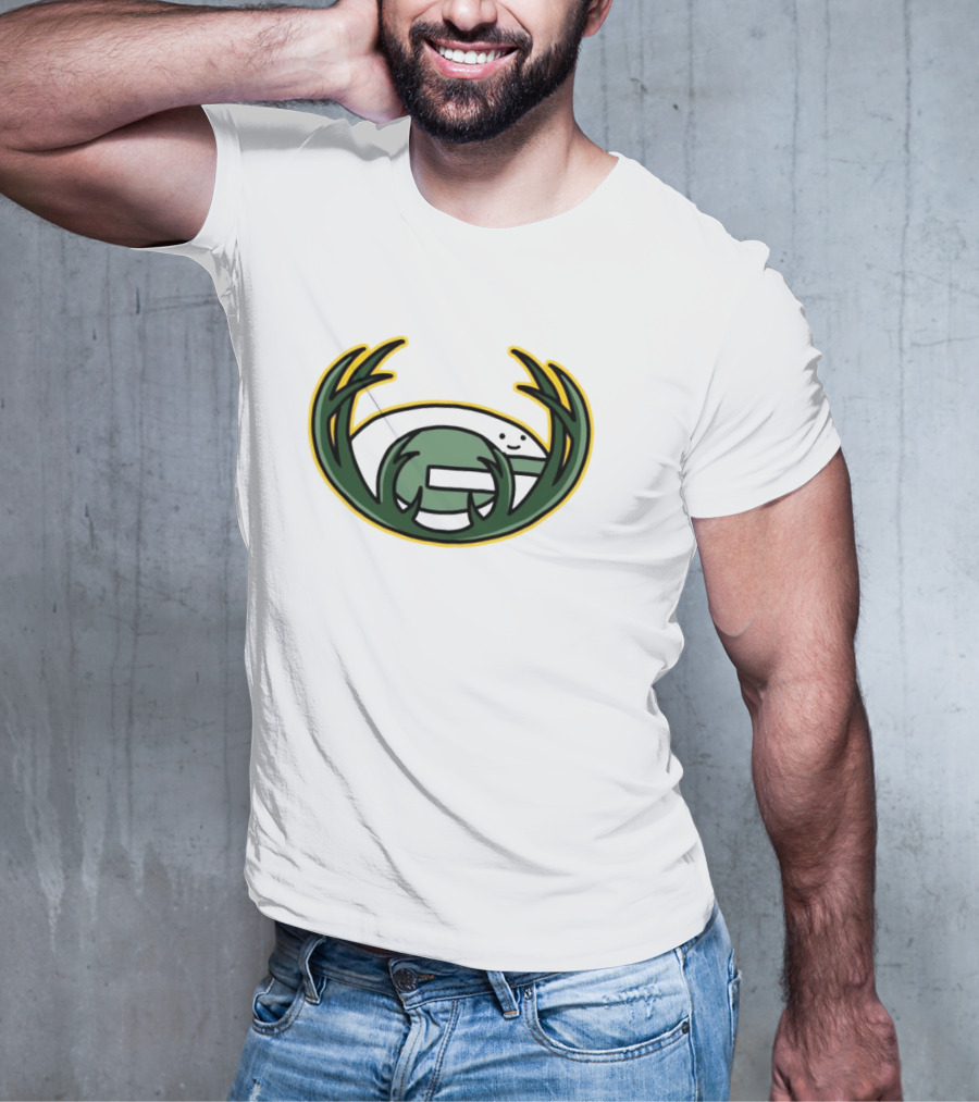 NFL Packers Brewers Logo Mashup Combine T-Shirt