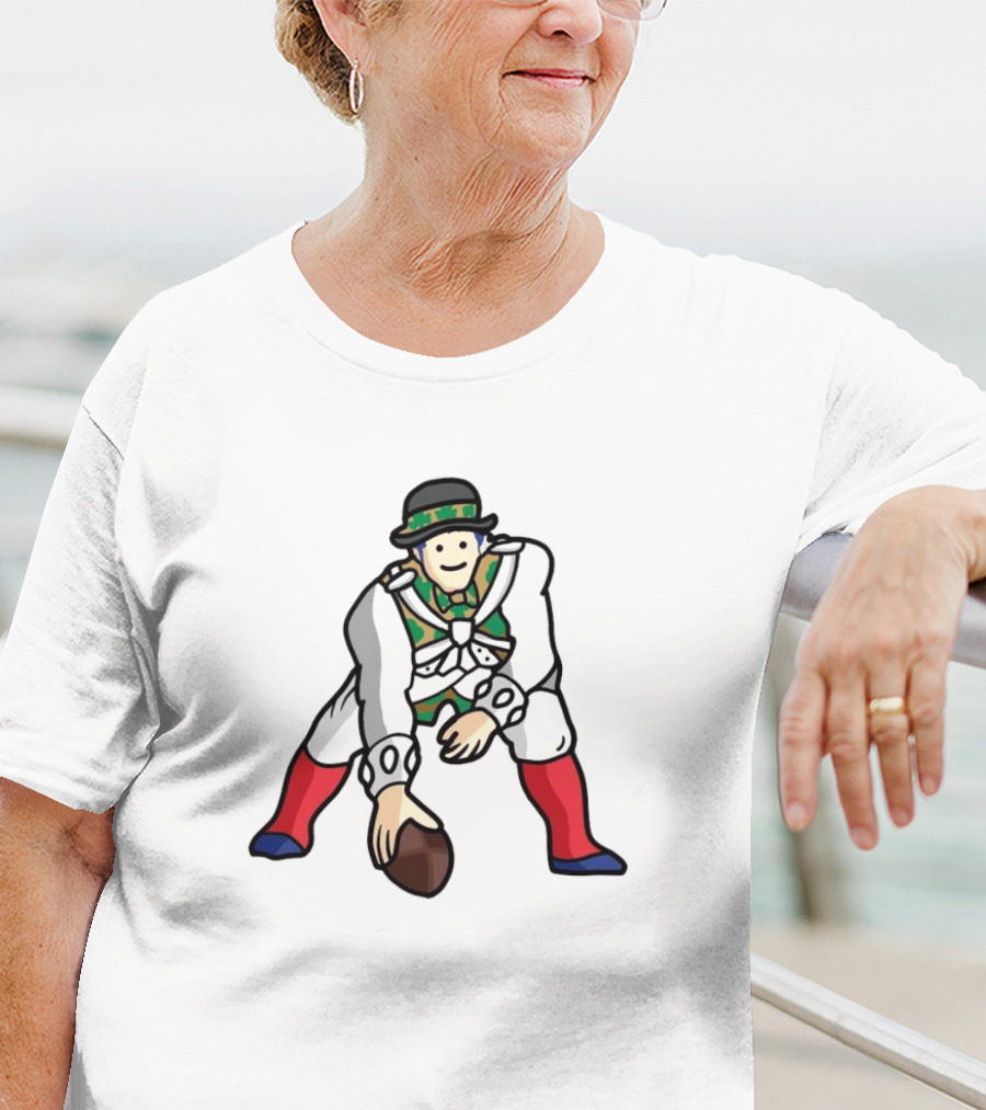 NFL X NBA Patriots Celtics Football Basketball Crossover T-Shirt