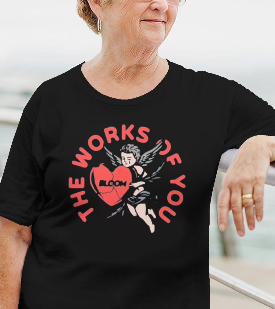 The Works Of You Bloom Cherub Heart T-Shirt