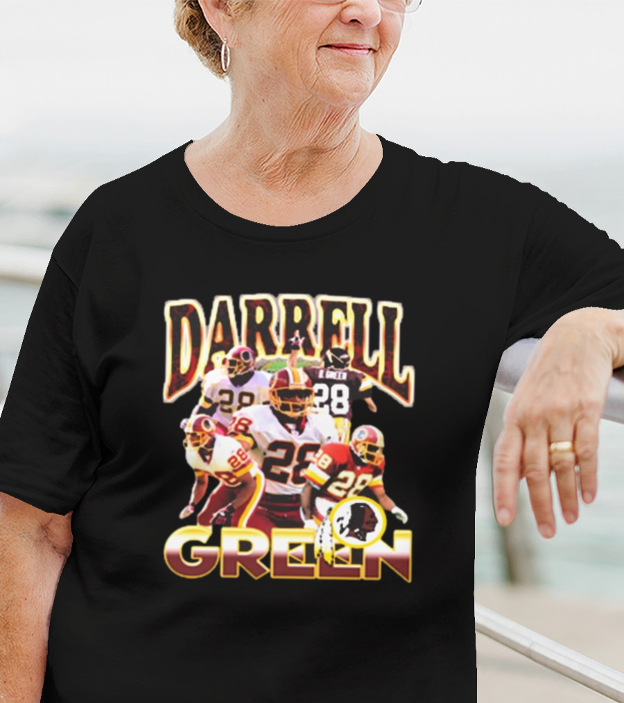 Darrell Green Washington Commanders 28 NFL Legend T-Shirt