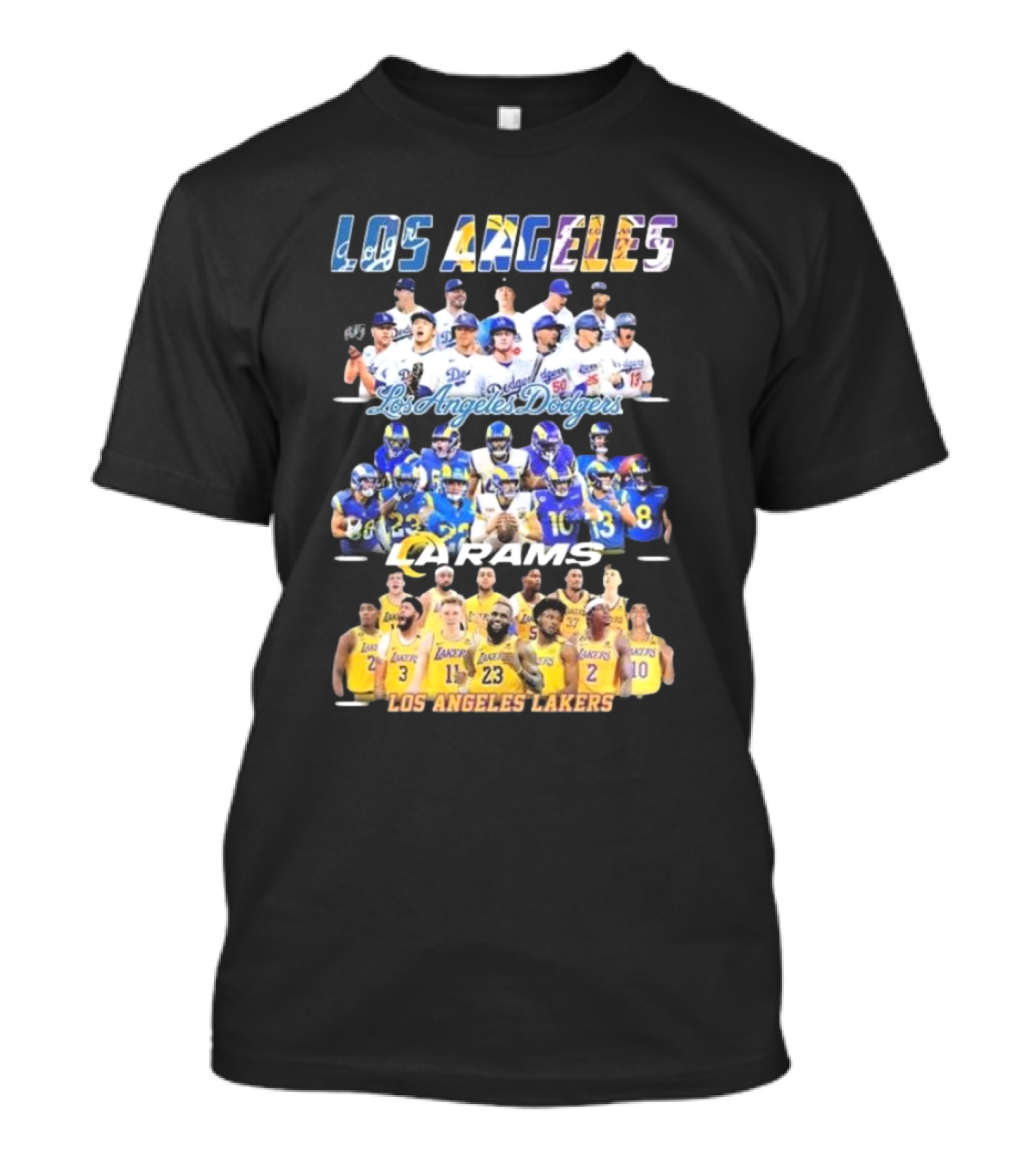 Los Angeles Dodgers Rams Lakers Team Sports T-Shirt