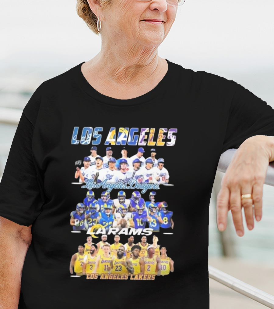 Los Angeles Dodgers Rams Lakers Team Sports T-Shirt