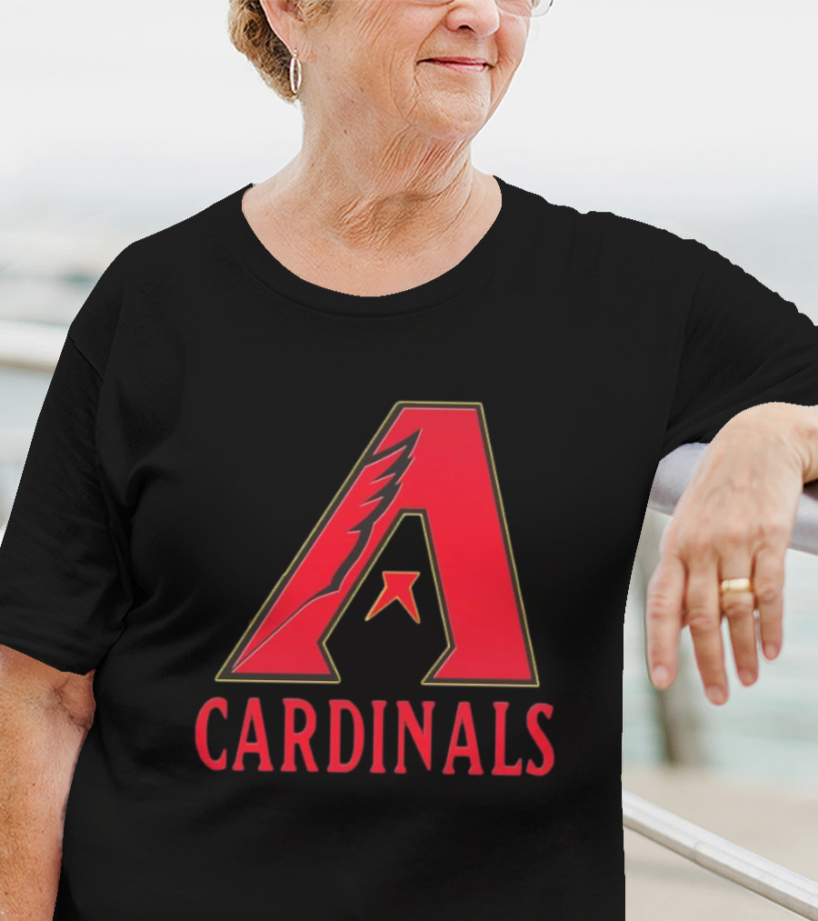 Arizona Cardinals Diamondbacks Mashup NFL MLB T-Shirt