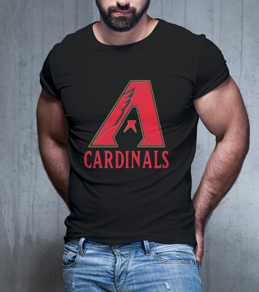 Arizona Cardinals Diamondbacks Mashup NFL MLB T-Shirt