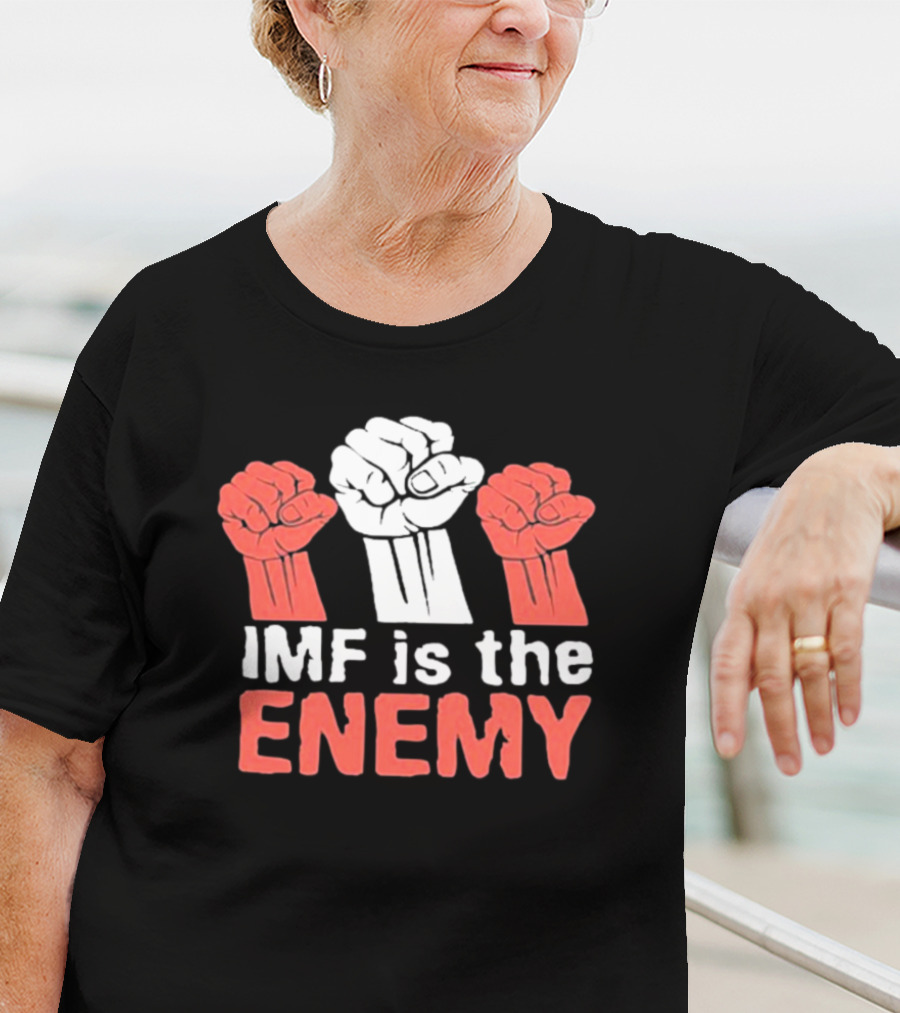 Cyprian Is Nyakundi IMF Is The Enemy Raised Fists Iconic Protest T-Shirt