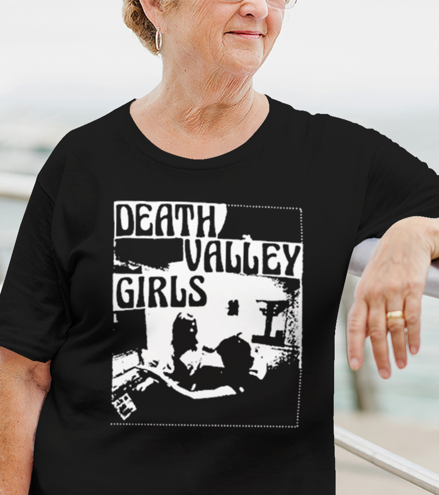 Death Valley Girls Monochrome Scene Arms Up T-Shirt