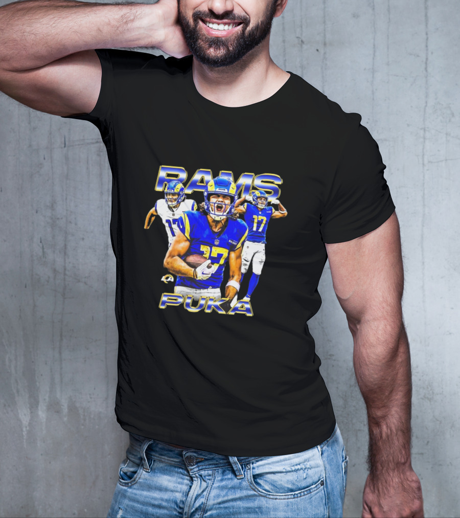 Rams Puka Nacua #17 Los Angeles Dynamic Football Star T-Shirt