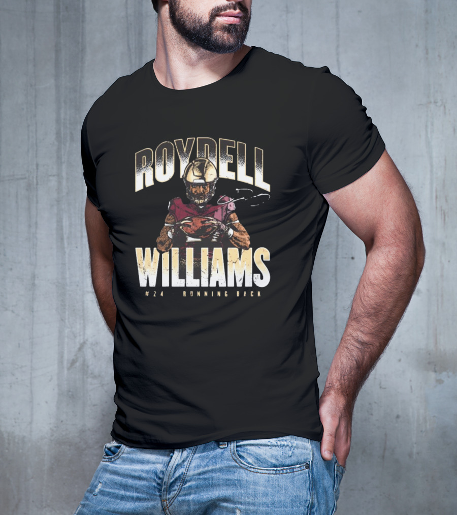 Roydell Williams #24 Running Back Vintage Football T-Shirt