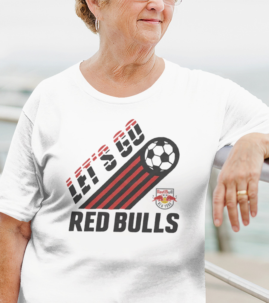 New York Red Bulls Let's Go Soccer Ball T-Shirt