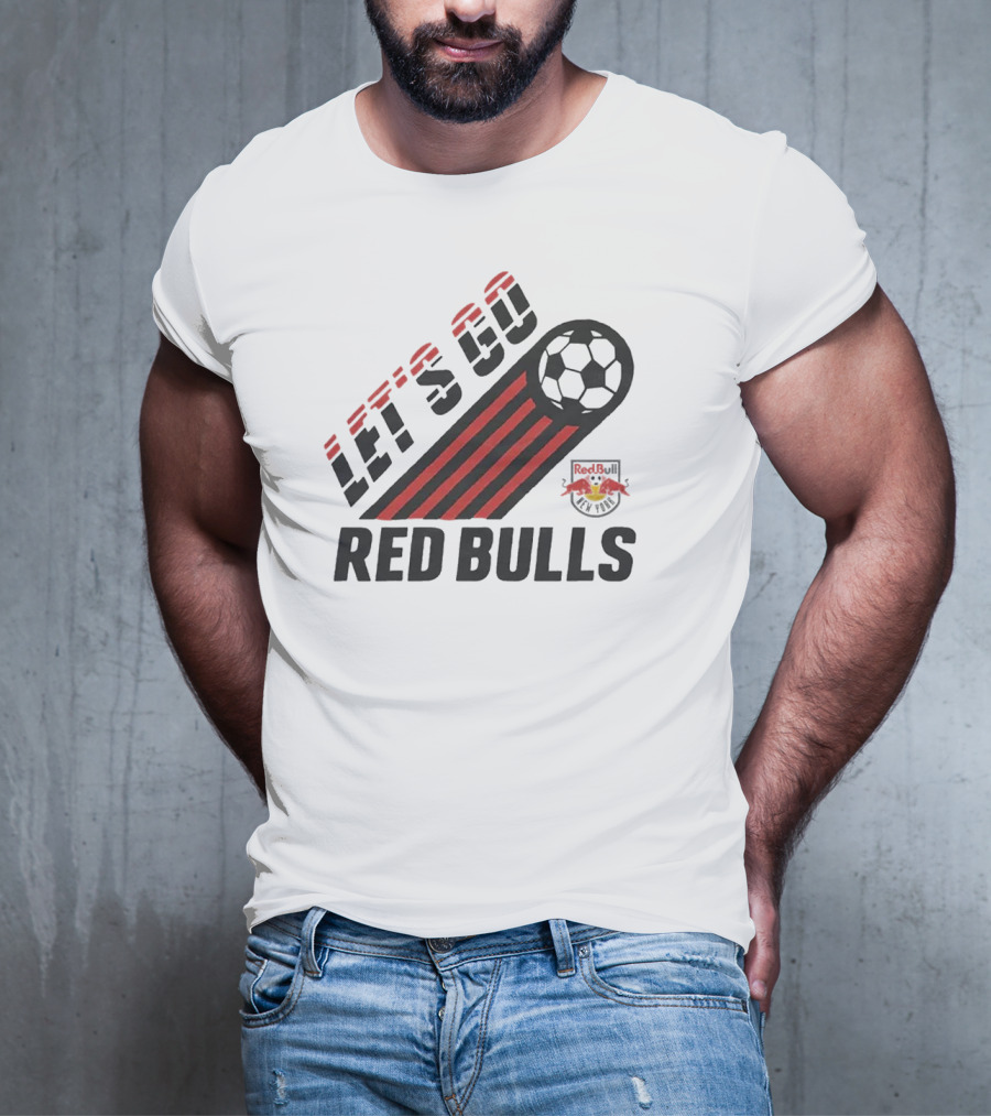 New York Red Bulls Let's Go Soccer Ball T-Shirt