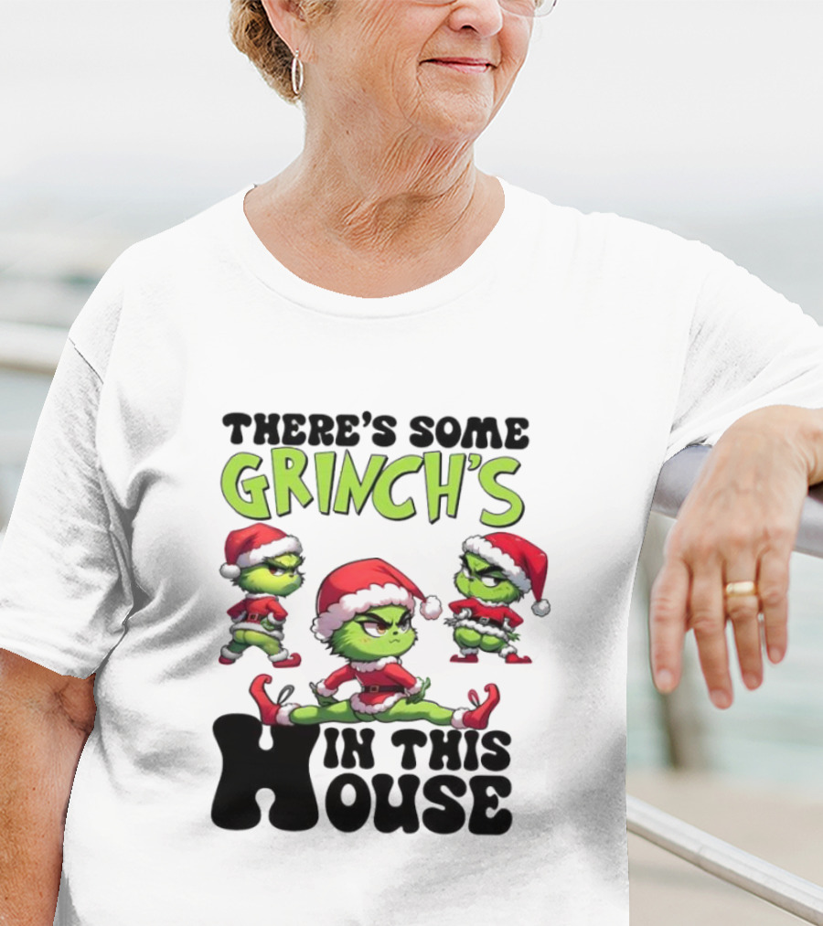 Grinch's Dance Party In This House Christmas T-Shirt