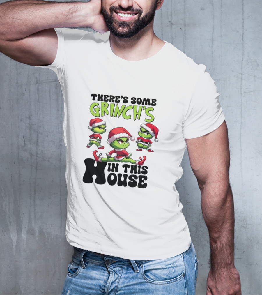 Grinch's Dance Party In This House Christmas T-Shirt