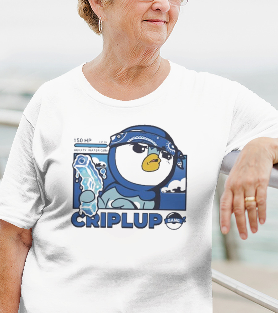 Impjcomics Criplup Gang Ability Water Gun Comic 150 HP T-Shirt