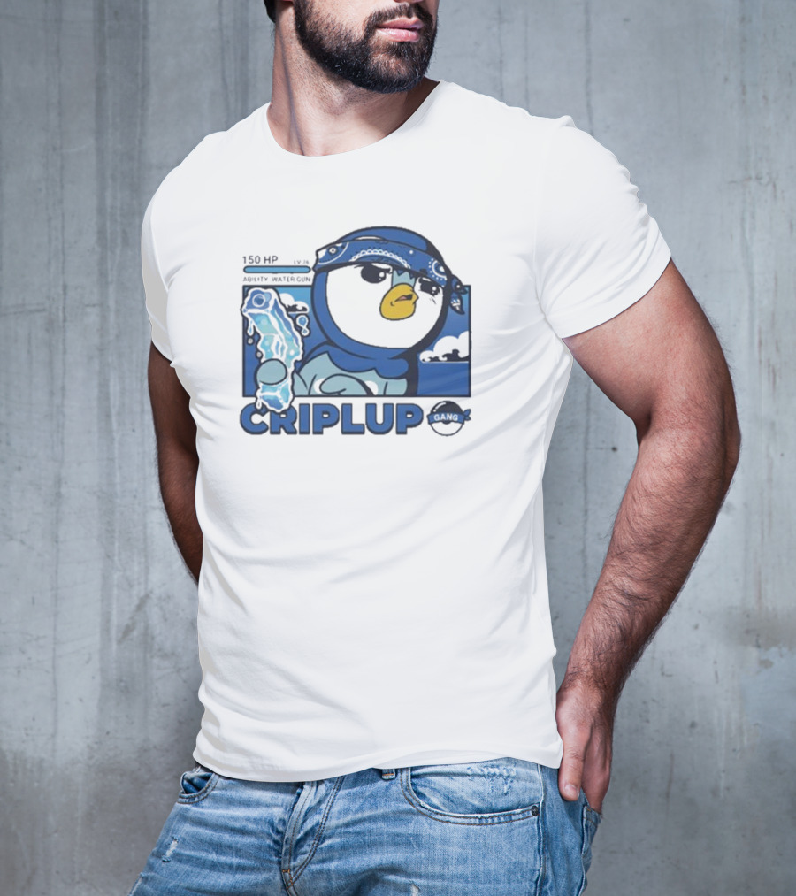 Impjcomics Criplup Gang Ability Water Gun Comic 150 HP T-Shirt