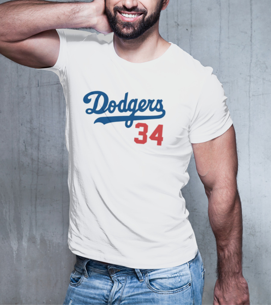 Dodgers 34 Los Angeles Jack Honoring El Toro Fernando Valenzuela T-Shirt