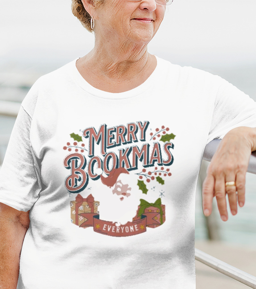 Merry Bookmas Everyone Christmas T-Shirt