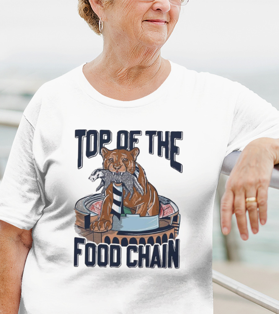 Top Of The Food Chain Penn State Nittany Lions Wisconsin Badgers Stadium Battle T-Shirt