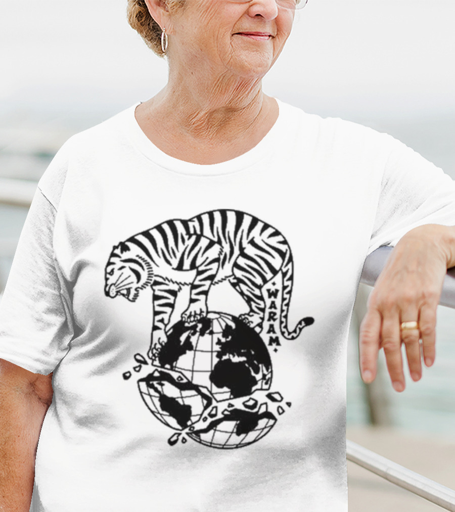 Dark Side Nature Tiger Waram Earth Splitting T-Shirt