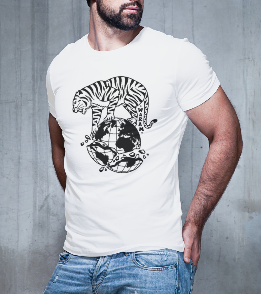 Dark Side Nature Tiger Waram Earth Splitting T-Shirt