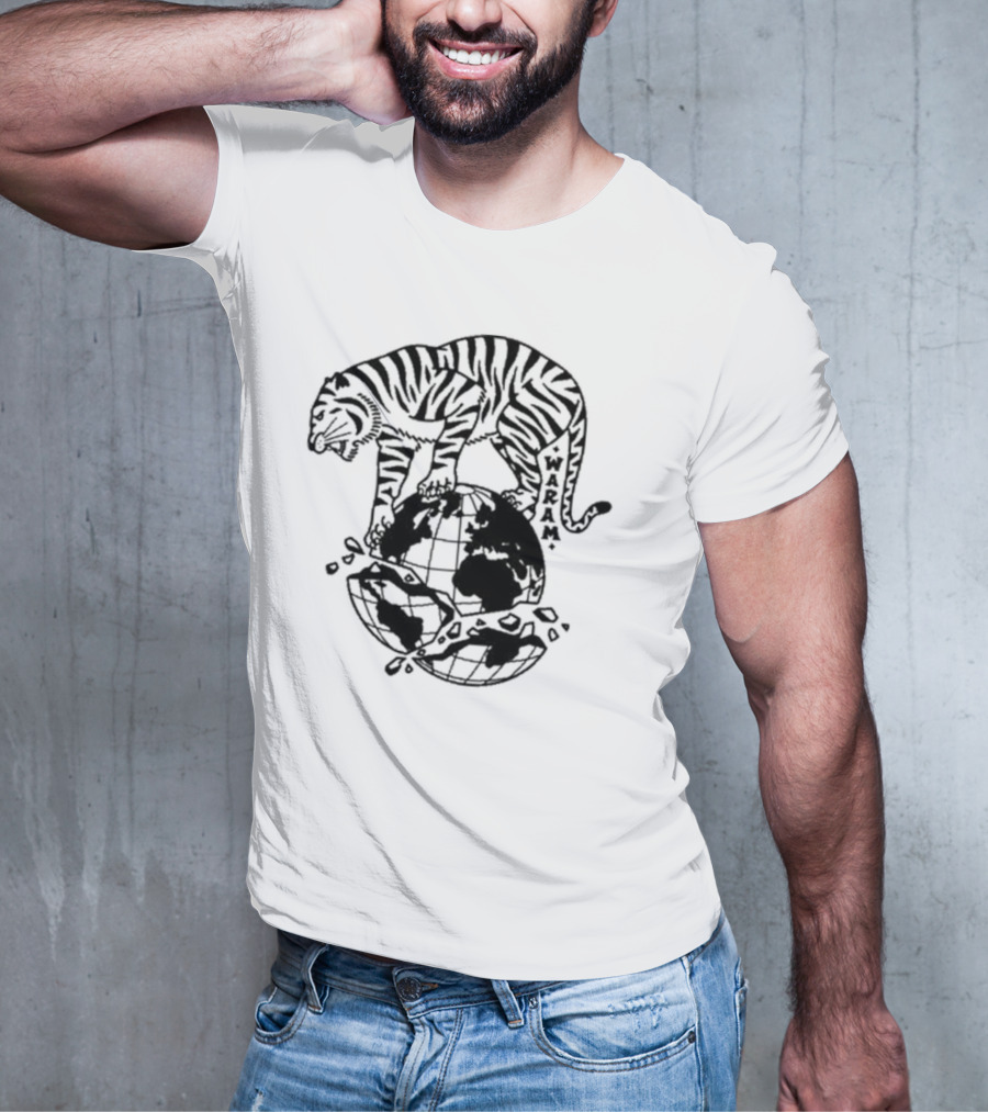 Dark Side Nature Tiger Waram Earth Splitting T-Shirt
