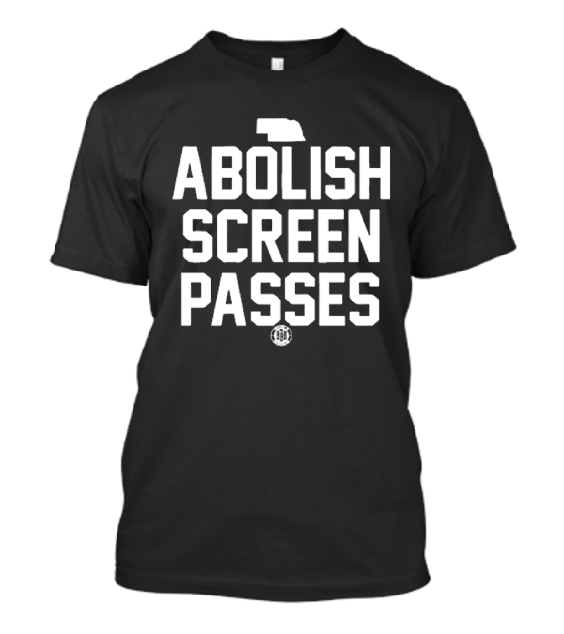 Bbbprinting Nebraska Abolish Screen Passes Football T-Shirt