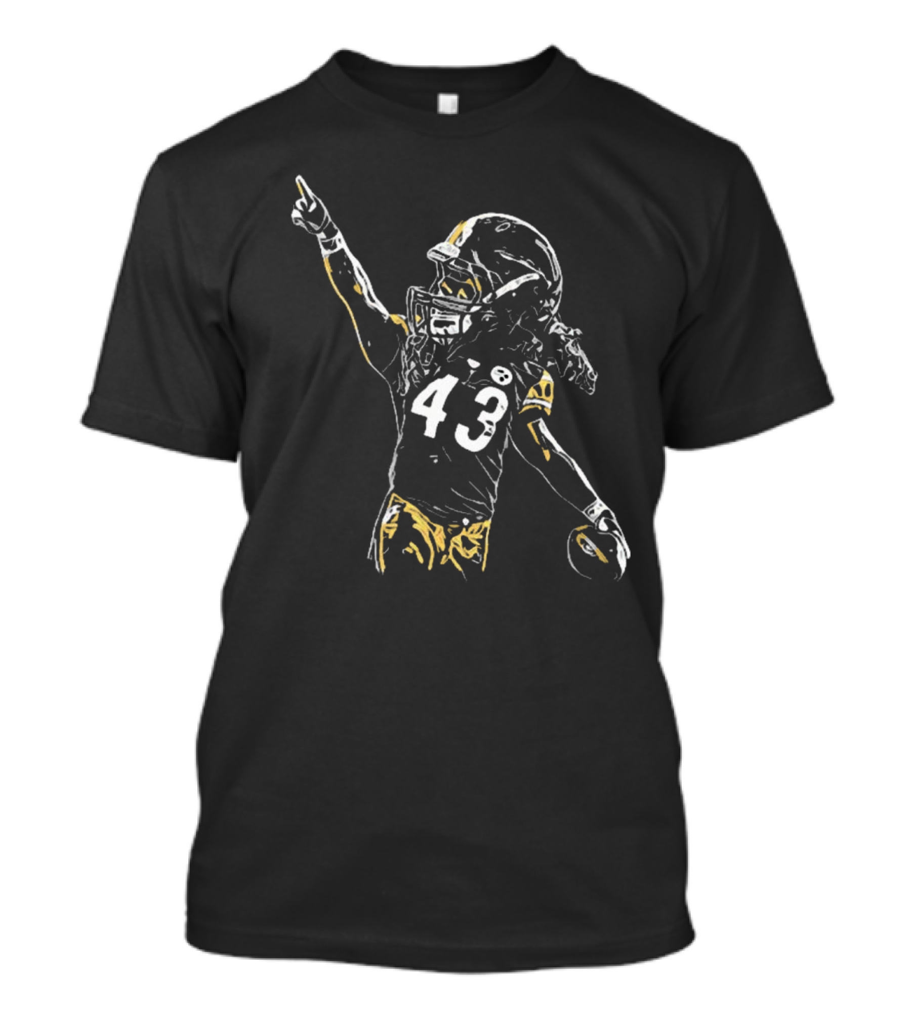 Big Time 43 Pittsburgh Steelers Player T-Shirt