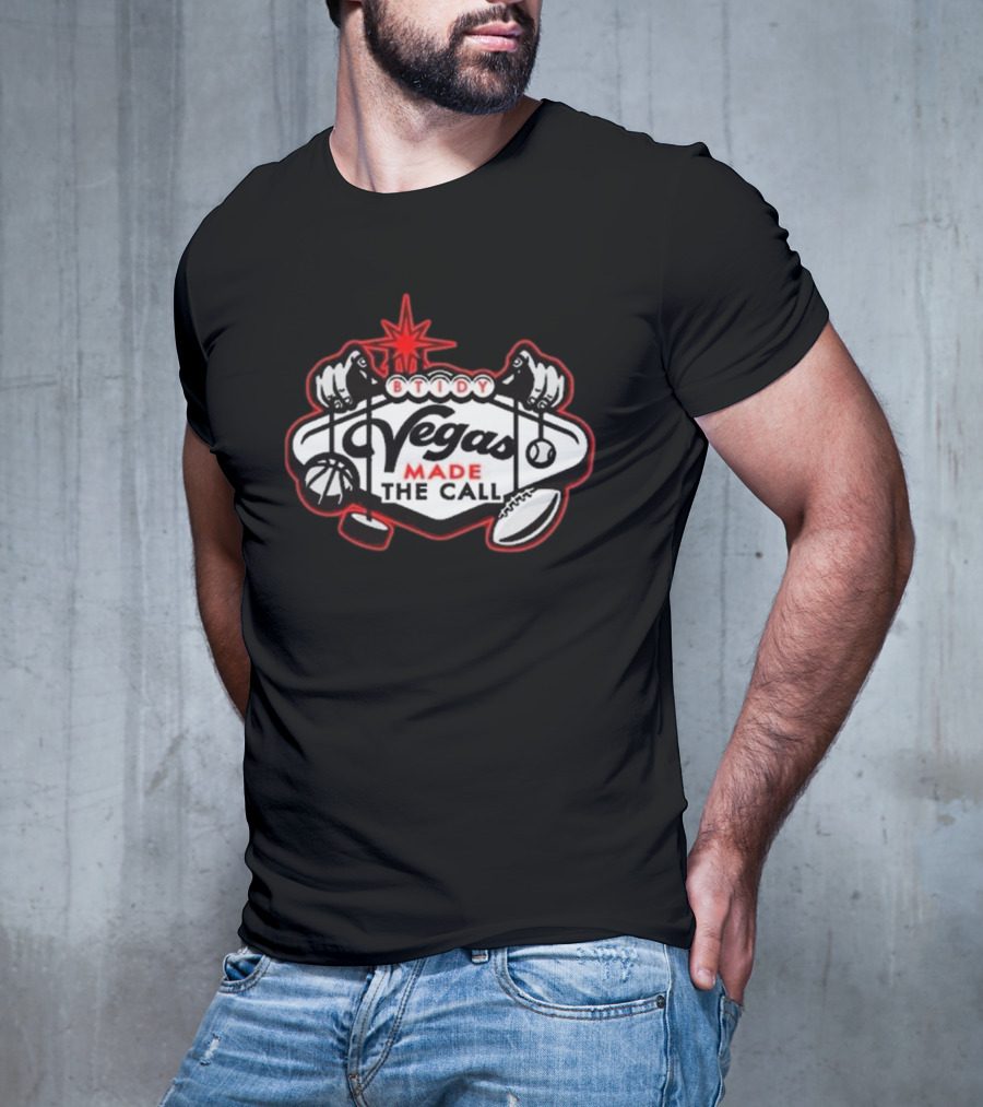 Btidy Vegas Made The Call Sports Iconic T-Shirt